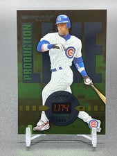 2002 Donruss # PL-42 SAMMY SOSA Production Line # /1174 Chicago Cubs EX+/NM