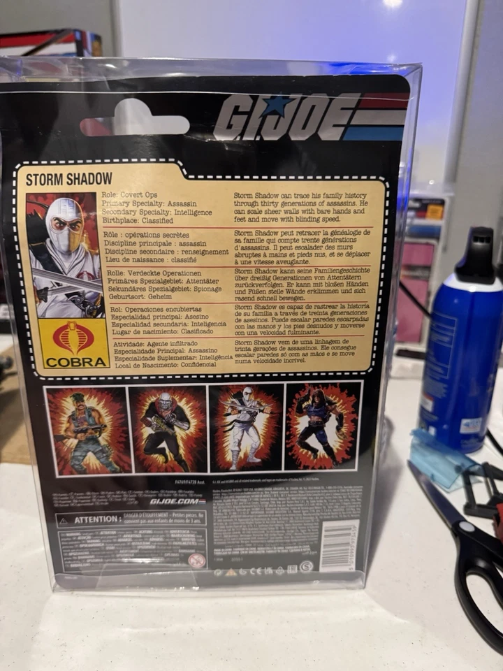 Hasbro G.I. Figura de acción Joe Storm Shadow 6 - F4769 Foto 3 de 4