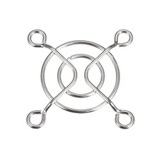 5pcs Finger Guard Metal Fan Grill Protector for 40mm x 40mm Case Fan Silver Tone
