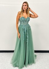 Beautiful Floral Christian Koehlert Prom Dress