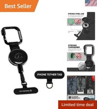 Retractable Phone Tether Lanyard - Secure Anti-Theft Solution for Travel