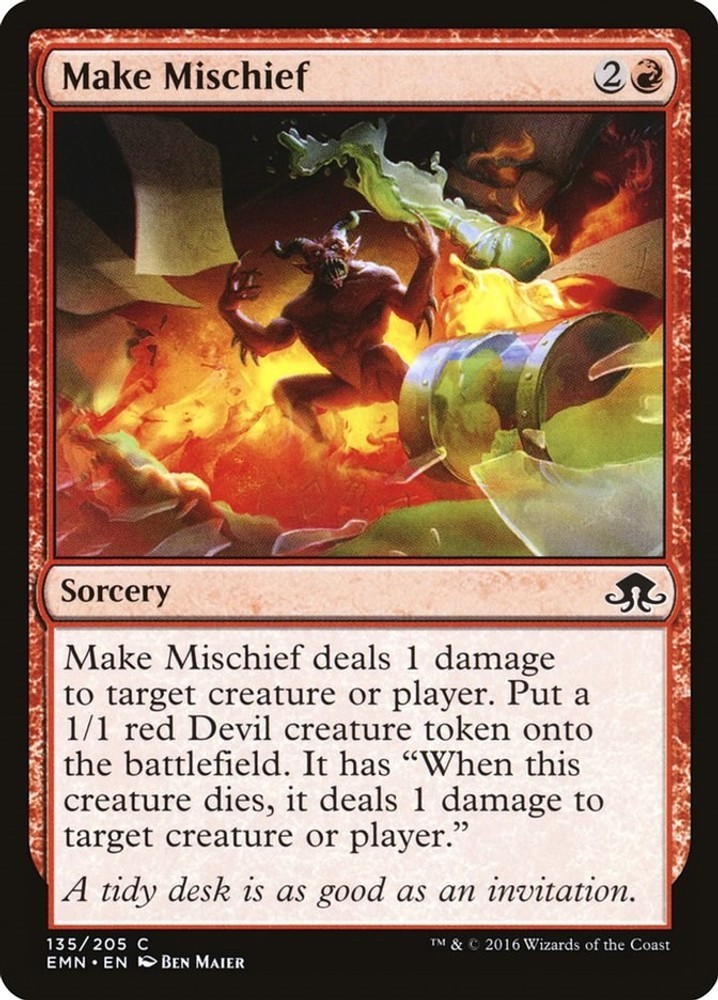 FOIL Make Mischief EN MTG Foil Eldritch Moon - 135 LP