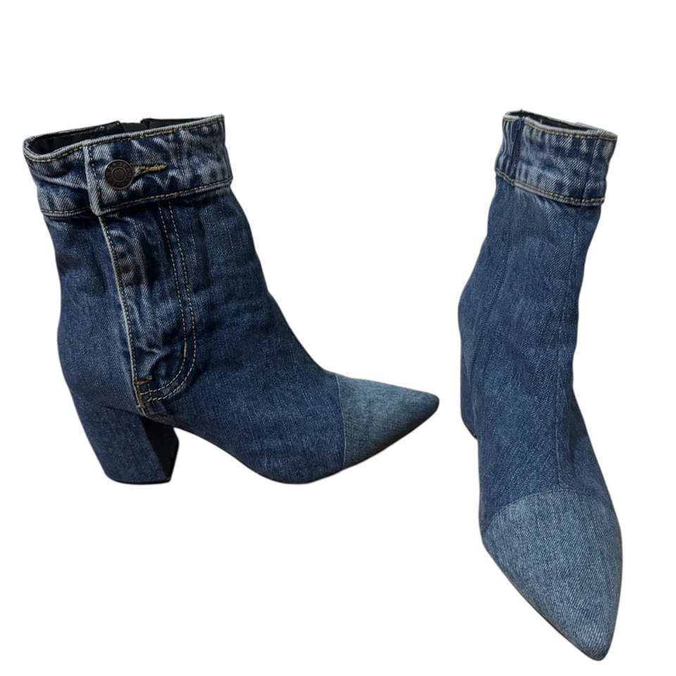 Botines de mezclilla finitos Jeffrey Campbell para mujer talla 10 -  Foto 2 de 4