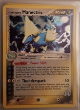 Team Aqua's Manectric Reverse Holo Rare 4/95 Team Magma vs Team Aqua on eBay
