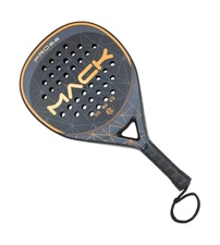 Mack Pro 2.0 Padel Racket 12k Aluminized Carbon Fiber Surface - Teardrop Mold
