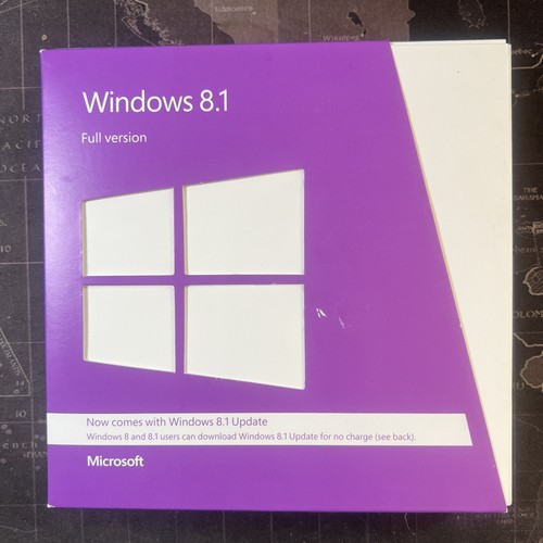 Windows 8.1 Full Version Retail 32Bit 64Bit DVD with Key