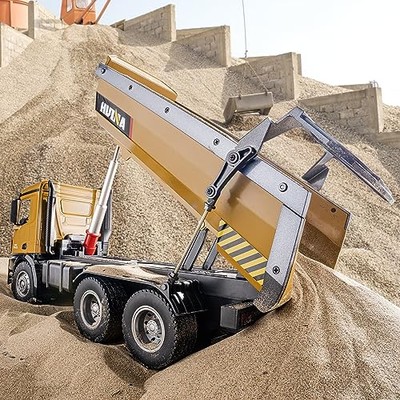 その他 Rc dump RC Dump Truck Toy, 10CH Remote Control Dump Truck for Boys