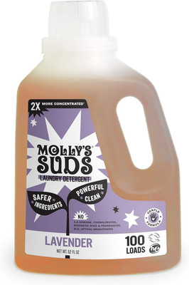 Molly's Suds Liquid Detergent Lavender 100 Loads HE Laundry Soap