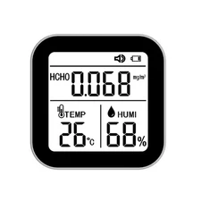 Digital Formaldehyde Temperature Humidity Tester 3in1 Air Quality Monitor Home