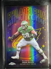 2025 Topps Chrome Football - Jordan Mailata- All Chrome Yellow Refractor /275