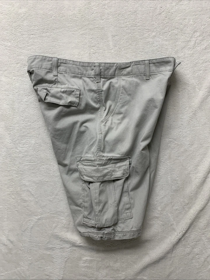 Pantalones Cortos de Carga Urban Pipeline Para Hombre 38 Gris Claro Bolsillos Pesca Camping Foto 3 de 4