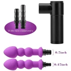Purple R1 Massage Gun Heads  Deep Tissue Massager Attachments Portable