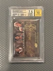 Michael Jordan/Magic Johnson/Bird 2011 Exquisite AUTO /15 BGS 7.5 w 10 Autograph