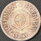 Hoffman and Hoffman Vintage 1980 One Dot Hexagon Logo 1 oz 999 Fine Silver Round