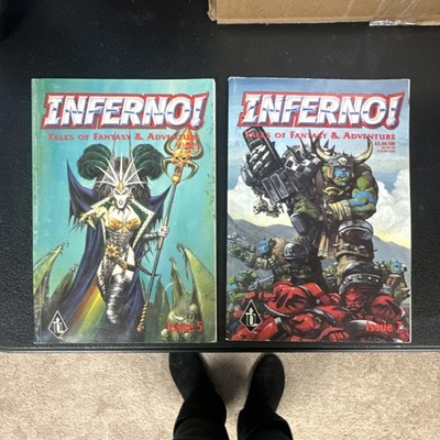 Games Workshop Warhammer 40K Inferno! Tales of Fantasy & Adventure Issues 5 & 7