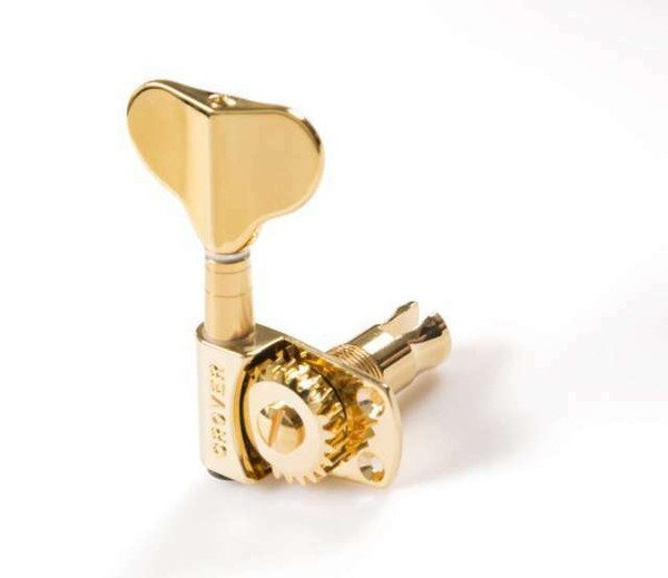 Grover Gold TITAN Heavy Duty 4 Inline Bass Guitar Tuners Machine Heads