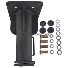 15" 5th Wheel for RV Trailer Adapter Hitch to Gooseneck Ball w/Mounting Bolts