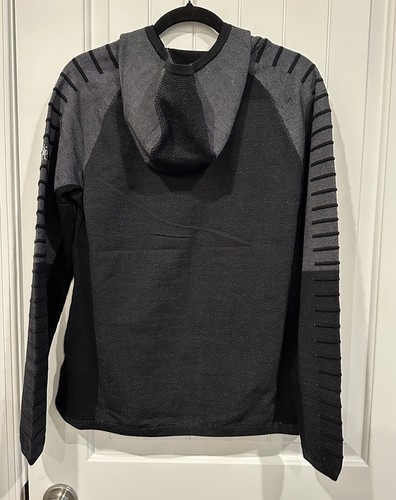SMARTWOOL Intraknit Merino Full Zip Hoodie Black Women's Small NWT MSRP $240 - Picture 2 of 8