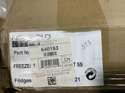 RV Norcold Refrigerator Freezer Door Part Number 640153 Freezer