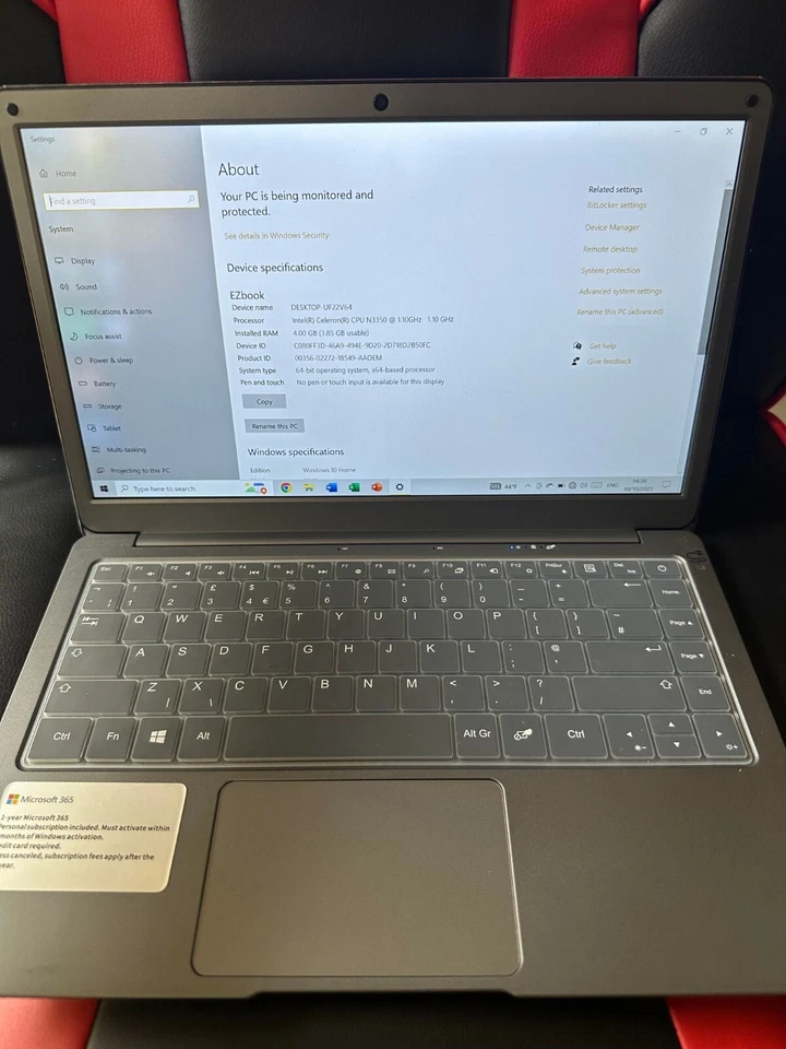 Jumper Tech 13.3in EZbook X3 Laptop RAM 4GB - 64GB Notebook - Image 2 of 4