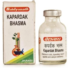 Baidyanath Kapardak Bhasma (10g) Digestive Problems, Nausea, Heartburn,Asthma