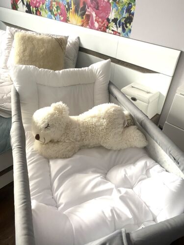 MERINO WOOL NATURA COTBED DUVET QUILT PILLOW SET BABY TODDLER JUNIOR ALL SEASON - Afbeelding 7 van 8