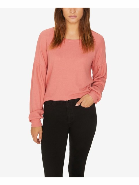 womens pink thermal top