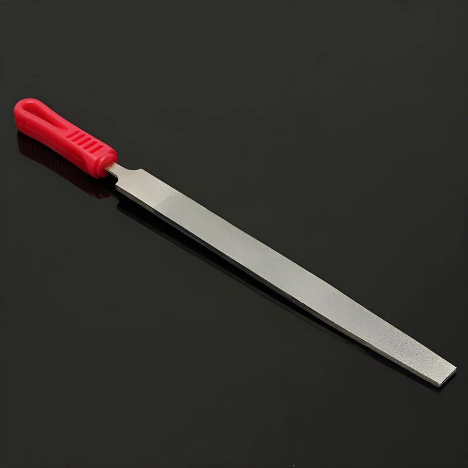 10'' 250mm 120 Grit Alloy Long Diamond Coated Flat File Filing Stone Thick 5mm - Image 2 of 4