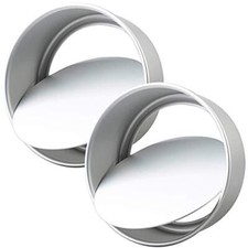 2 Pack 10x3" Round Aluminum Cake Pan with Removal Bottom Baking Tin Bakeware