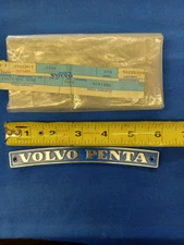 854224 854224-3 ORIGINAL VOLVO PENTA SIGN BLUE/SILVER SCREWS ON
