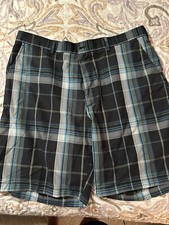 PGA Tour Men’s Plaid Golf Shorts – Size 38