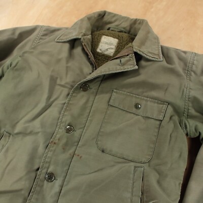 80s A2デッキジャケット Coast Guardステンシル! 80s 米軍 A2 デッキジャケット M