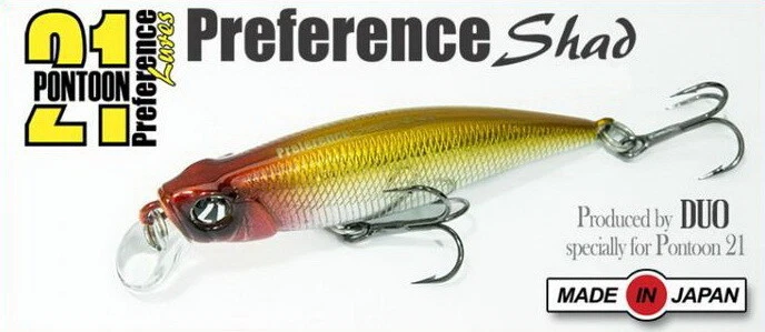 PONTOON 21 POISSON NAGEUR PREFERENCE SHAD 55SP DR (Minnow) - Photo 1/1