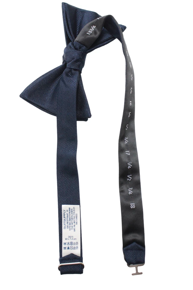 SUITSUPPLY Pajarita Para Hombre 93 X 7.4 CM Seda Clip Ajustable Formal Clásico Foto 2 de 4