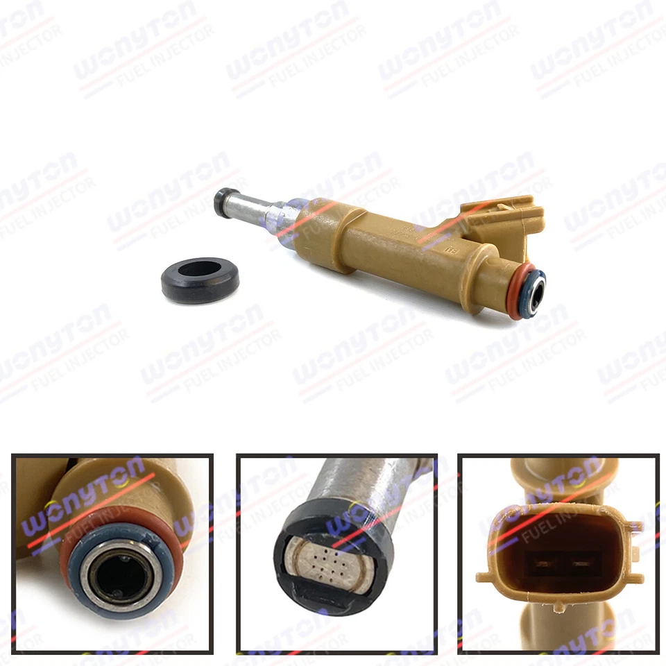 Juego de 4 inyectores de combustible 23209-39295 para Toyota Prius 1,8 L Foto 3 de 4