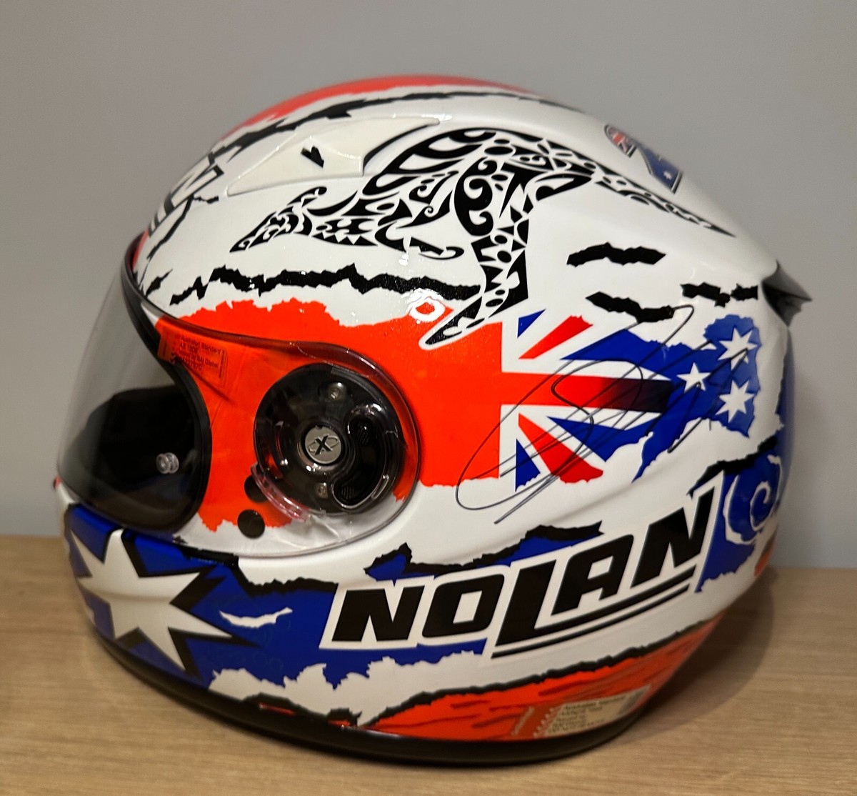 casey stoner nolan helmet 2012 Casey Stoner #27 (Australia) signed Nolan N602 Replica Moto GP Helmet (Size  : M)