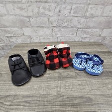 Lot of 3 Infant Boys Shoes Size 6-12 Months