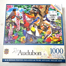 MasterPieces Audubon Spring Gathering Birds 1000 Piece Jigsaw Puzzle 51907