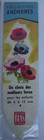 OLD BRAND PAGES ADVERTISING BOOKMARK EDITIONS BIAS COLLECTION ANEMONES