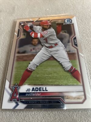2021 Bowman Chrome Jo Adell #42 LA Los Angeles Angels Top Rookie