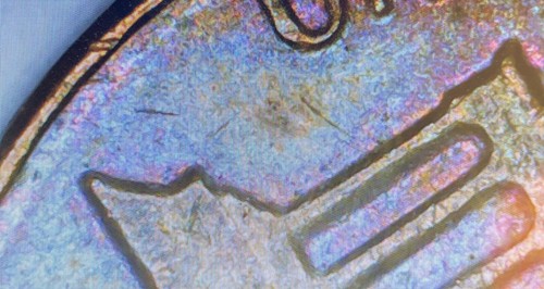 1978 Lincoln Penny Blue Purple Pink Red Orange Green Toner 1c Cent Coin - Picture 7 of 12