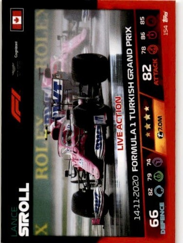 2021 Topps F1 Turbo Attax Silver Holofoil Rc #1-254 + Gold Limited #1-5 You Pick - Picture 155 of 250