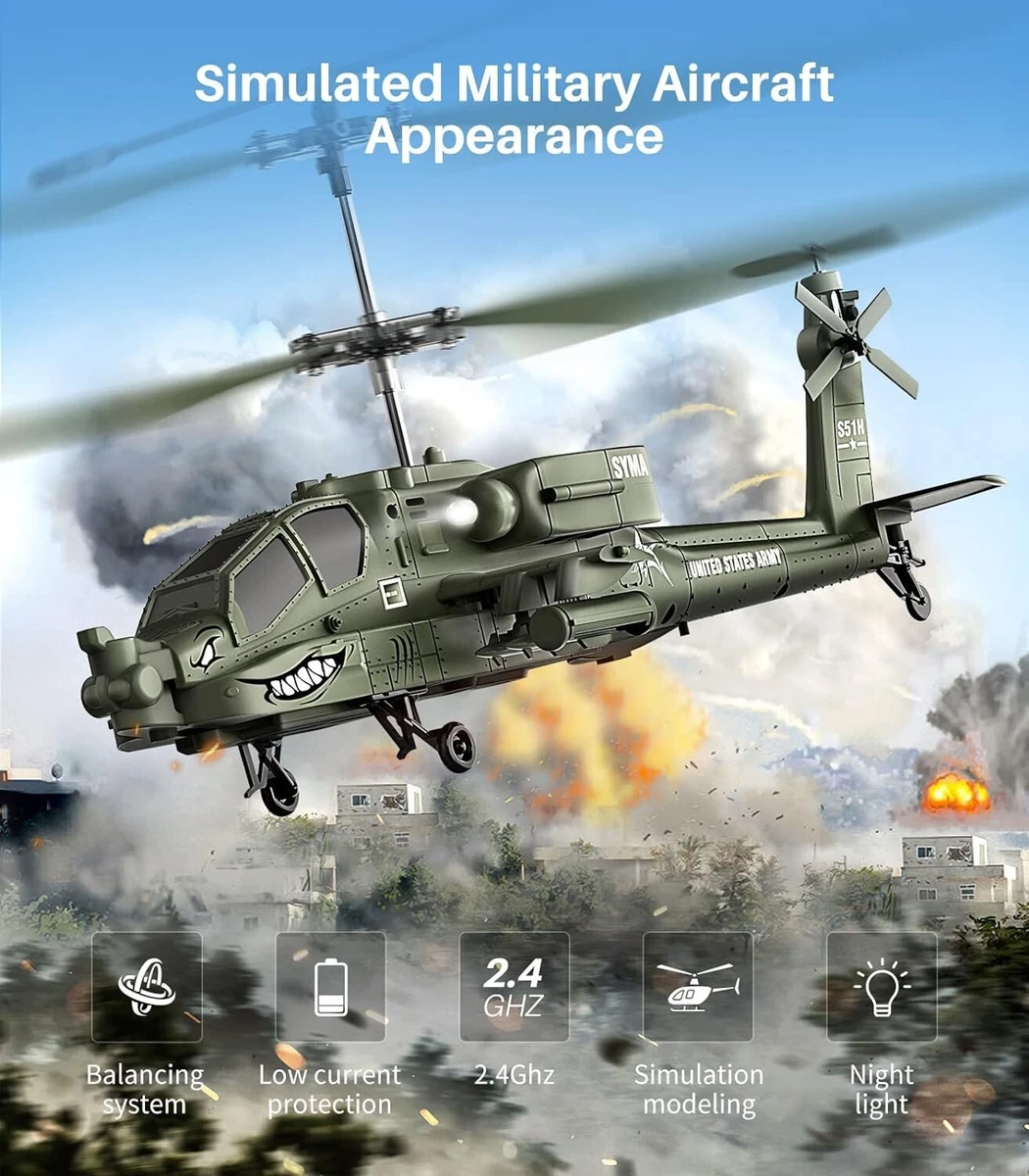 Remote control clearance fighter helicopter