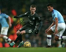 Leicester City James Maddison Autographed Signed 8x10 EPL Photo COA #10