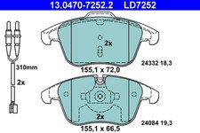Plaquette de frein Citroen C5