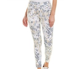 Spanx Jean-ish Leggings Skinny Ankle Pants Camo MEDIUM, 12-14