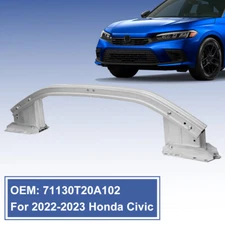 Front Bumper Reinforcement Impact Bar Aluminum For 2022 2023 Honda Civic 4-Door
