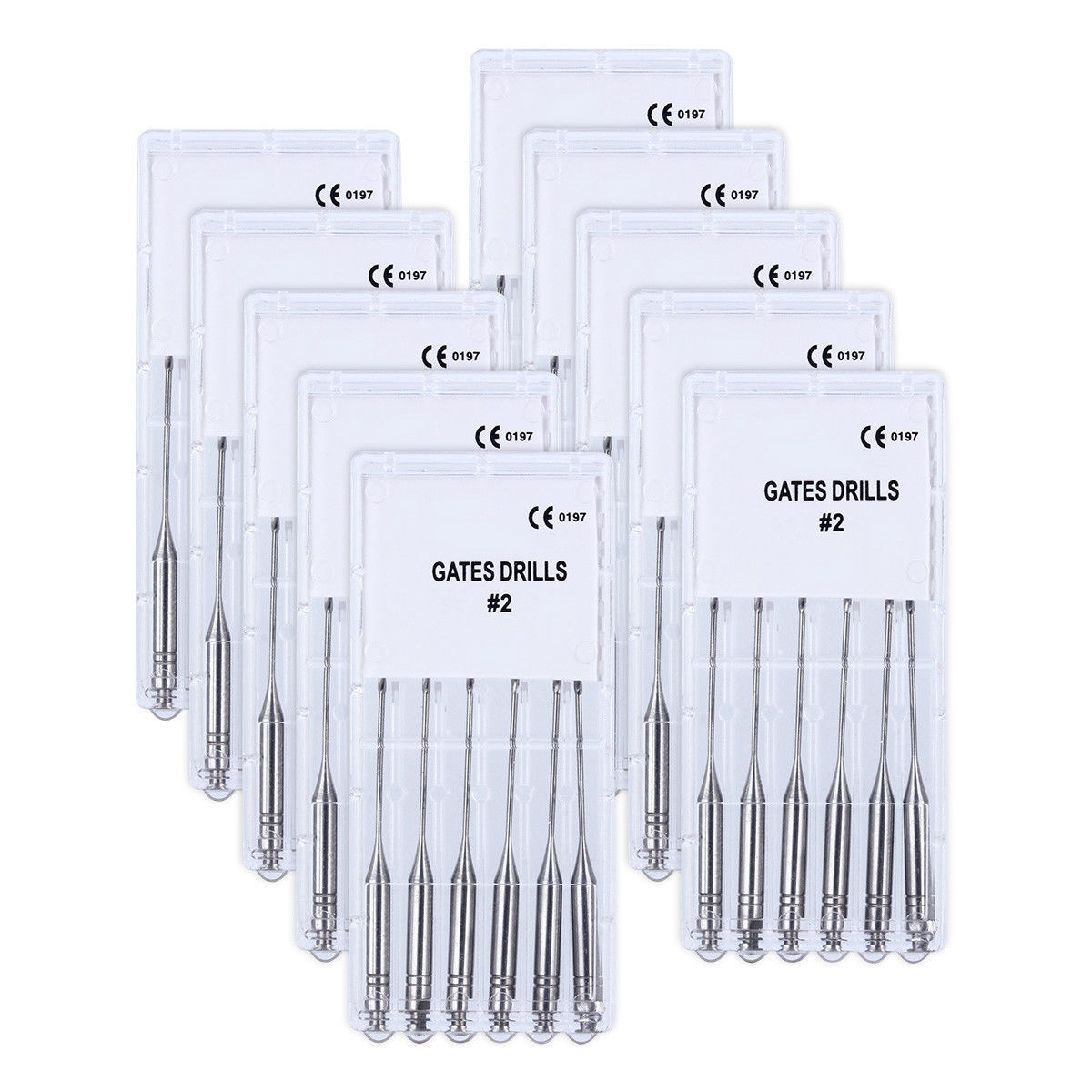 Dentsply Maillefer Glidden Gates Endo Rotary Drills - 28mm All Sizes (6 Per Pack)