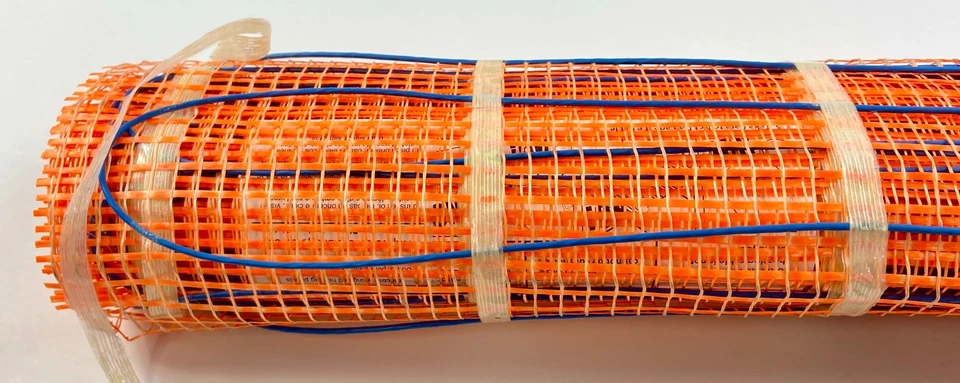 Watts 240V Radiant Floor Heating Mat 40 Sqft 16x30in 480W Mesh D12BFW24001630 - Image 2 of 4