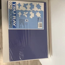 Pacon Tru-Ray 12" x 18" Construction Paper Royal Blue 50 Sheets (P103049)